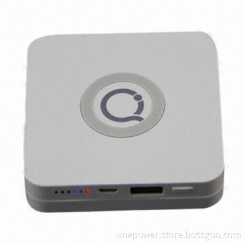 Qi Standard Wireless Charger for Smartphone Galaxy S4 iPhone 4s/5s, White and Black